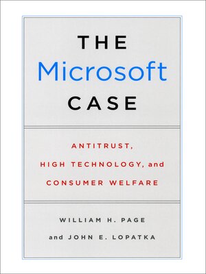 cover image of The Microsoft Case